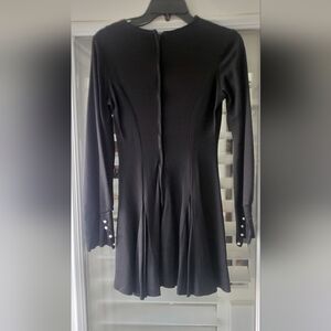 Elegant Black Long Sleeve Dress